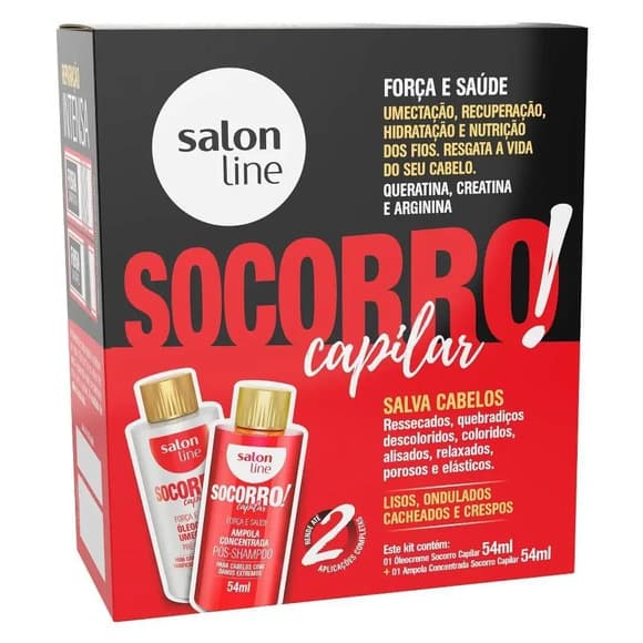 KIT SOCORRO CAPILAR  SALON LINE