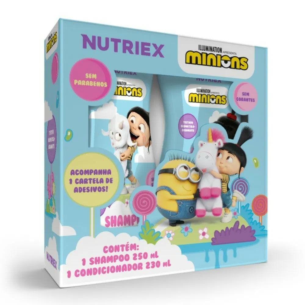 KIT SH + COND KIDS NUTRIEX MINIONS