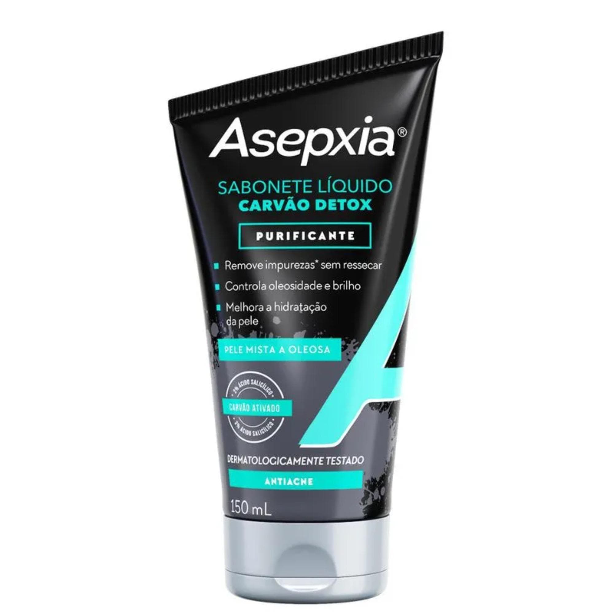 ASEPXIA SAB CARVAO LIQ DETOX 100ML