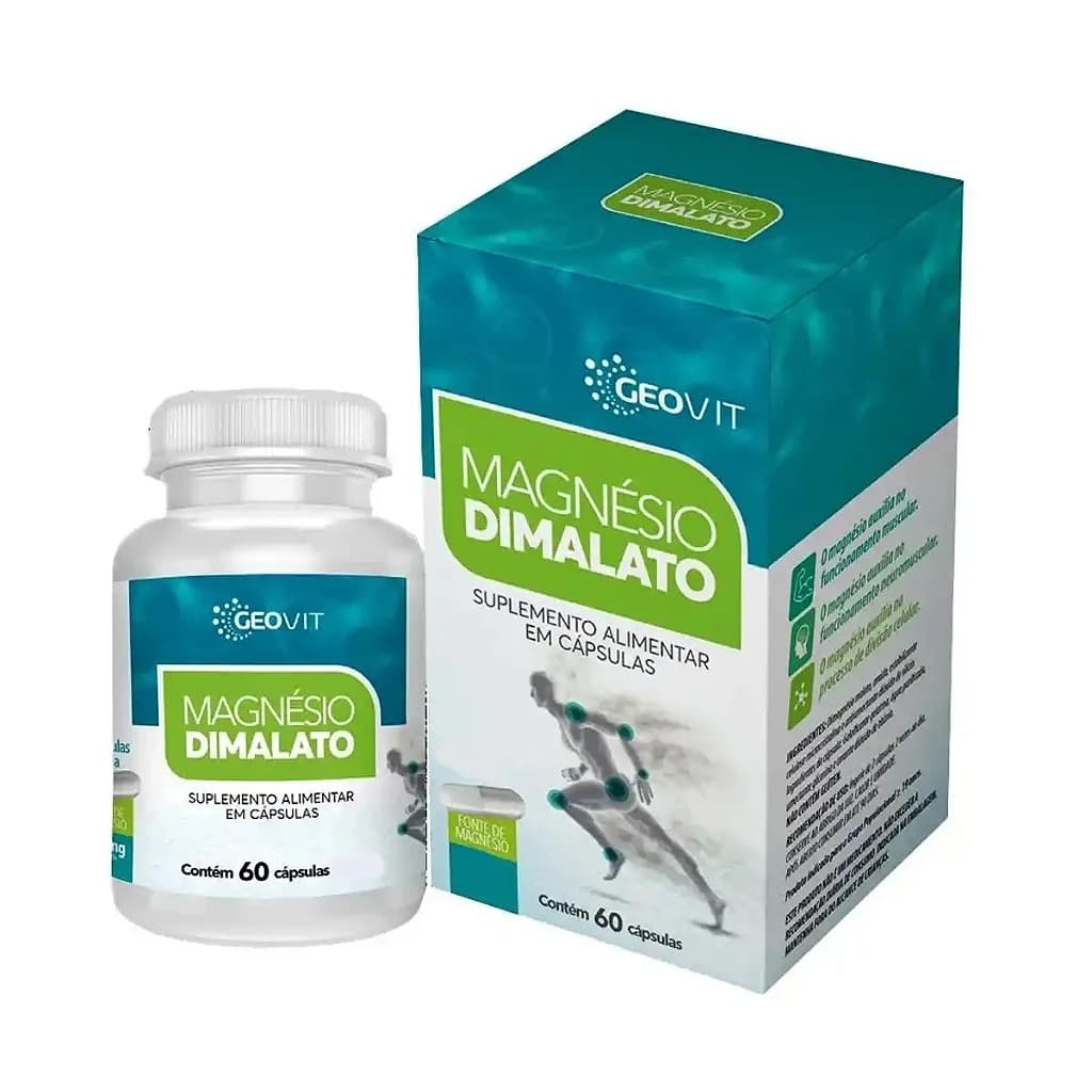 GEOVIT CLORETO DE MA MALATO 600MG C/60