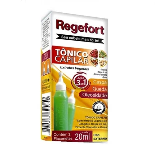 AMPOLREGEFORT 2 AMP TONICO CAPILAR 20ML