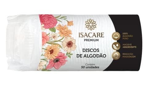 ALGODAO  DISCOS   ISACARE 50G