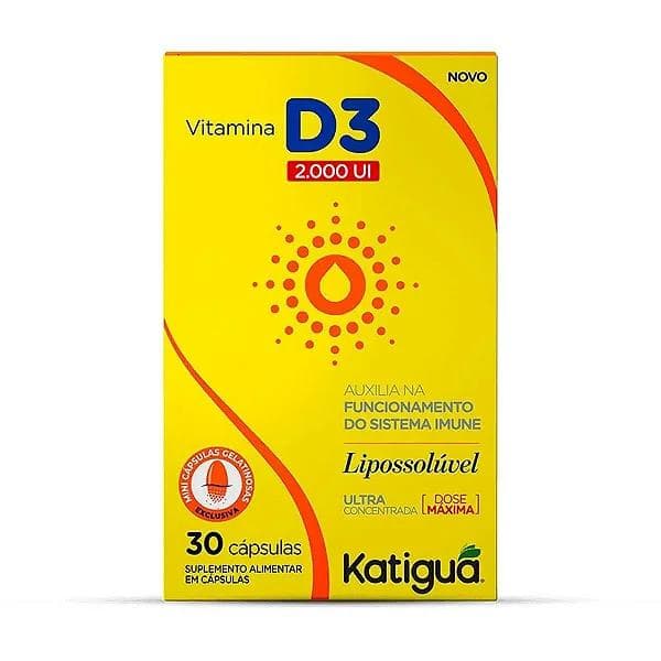 VITAMINA D3 2.000UI C/30 CAPS LIPOSSOLUV