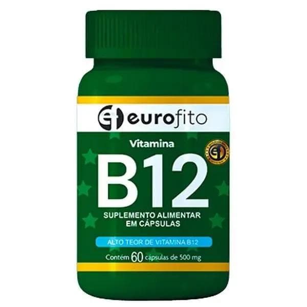 B12 EUROFITO  500MG  60 CPS