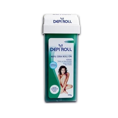 DEPI ROLL CERA REFIL MACA VERD 100G