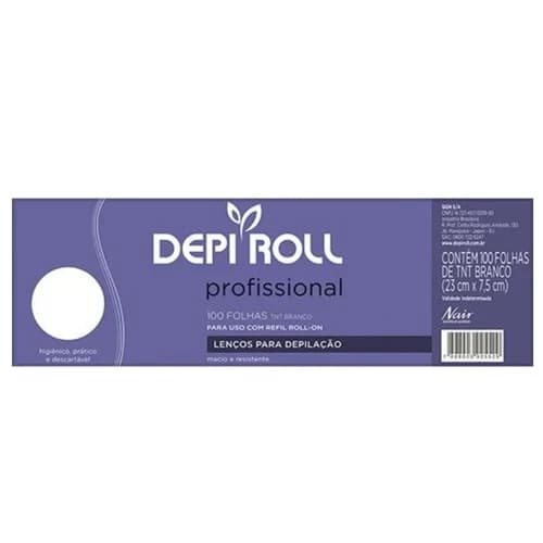 FOLHA DEPIL DEPIROLL C/100 UN BRANCA
