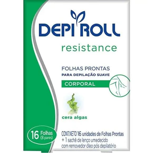FOLHA DEPIL DEPIROLL CORPO C/8 PARES