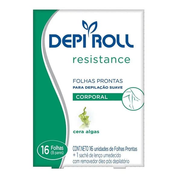 FOLHA DEPIL DEPIROLL C/8UN ALGAS