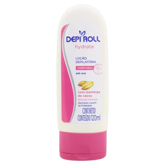 DEPI ROLL CERA DEPIL C/MANT CACAU 120ML