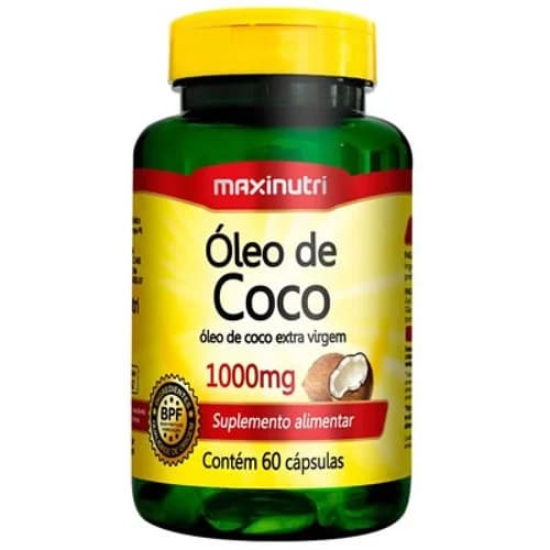 OLEO DE COCO 1000MG 60 CAPS MAXINUTRI
