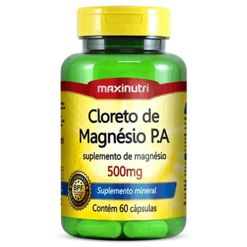 CLORETO MAGNESIO P.A 500 MG C/ 60 CPS