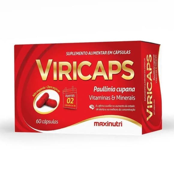 VIRICAPS PAULLINA 60 CAPS MAXINUTRI