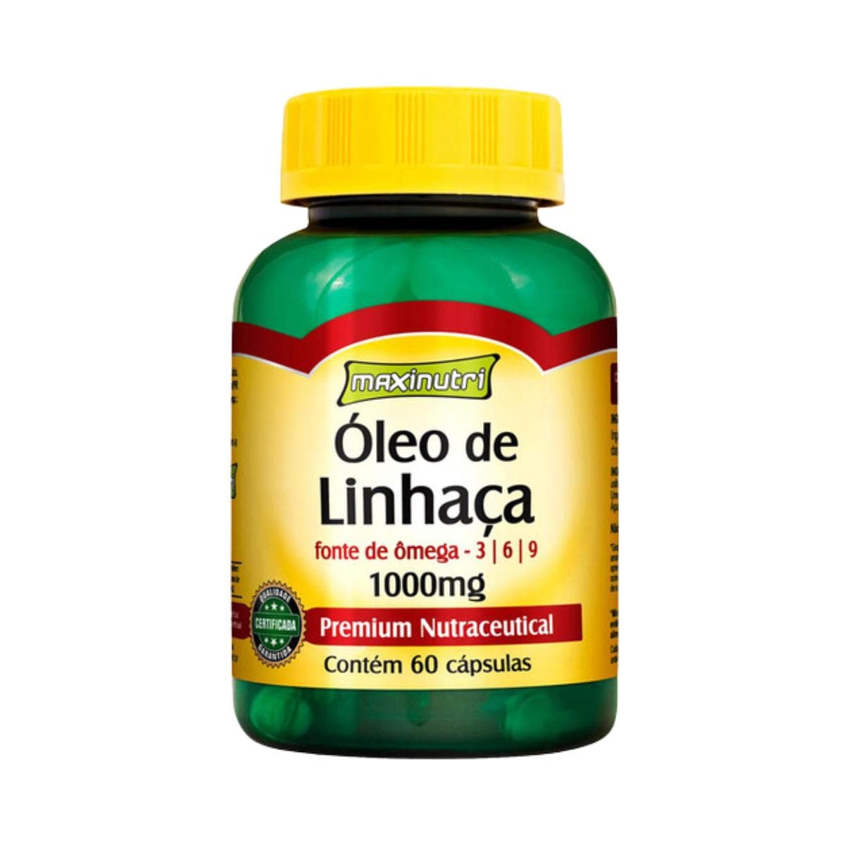 OLEO DE LINHACA 1000 60 CAPS MAXINUTRI