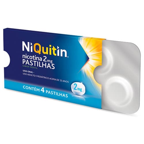 NIQUITIN 2MG C/4 PASTILHAS