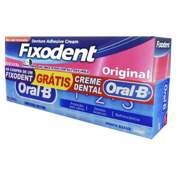 FIXODENT ORIG.68G GR ATIS CD ORAL B