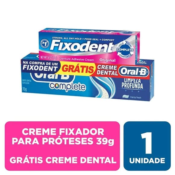 FIXODENT ORIGINAL 39GR+CR ORALB GRATIS