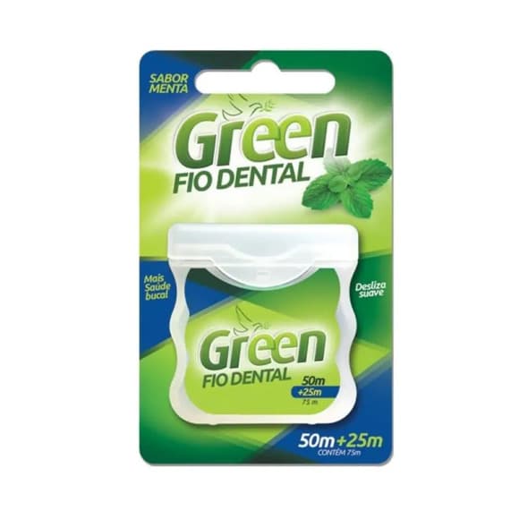 FIO DENTAL GREEN PROF MENTA 75M