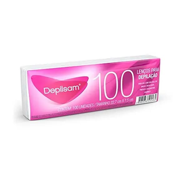 LENCO DEPILACAO DEPILSAM C/ 100 FLS