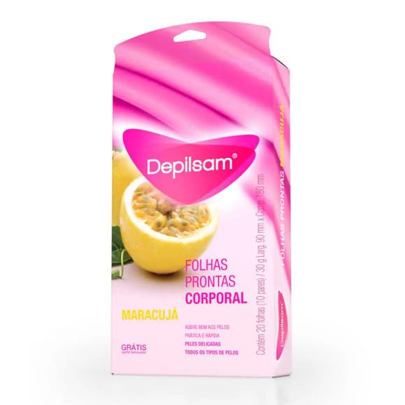 FOLHA DEPIL DEPILSAM CORPORAL MARACUJA 20