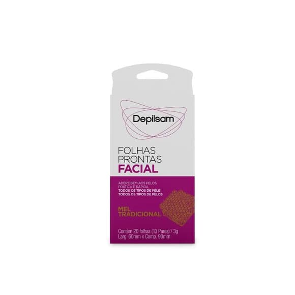 FOLHA  DEPILSAM FACIAL MEL
