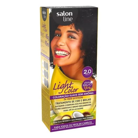 TINT LIGHT COLOR 2.0 PRETO 2.0 SALON