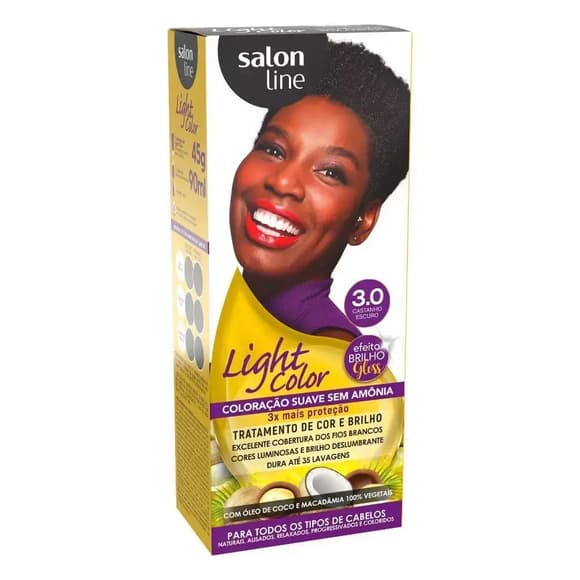 TINT LIGHT COLOR 3.0 CASTANHO ESCURO SALO