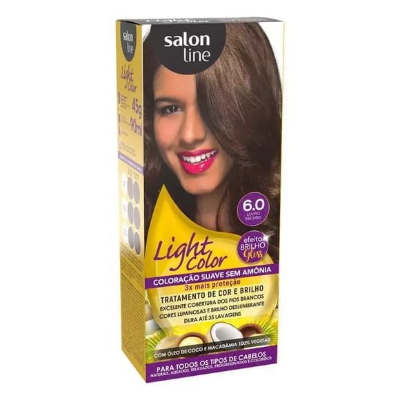TINT LIGHT COLOR 6.0 LOURO ESCURO