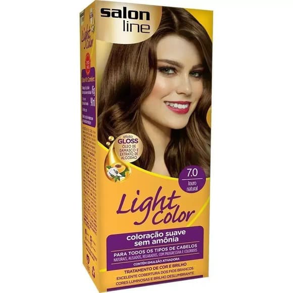 TINT LIGHT COLOR LOURO NATURAL 7,0