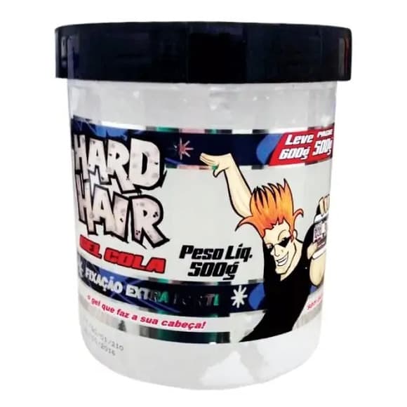 GEL COLA HARD HAIR S/ALCOOL 500 GR