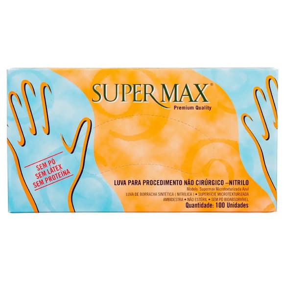 LUVA  SUPERMAX NITRILO 100 UN