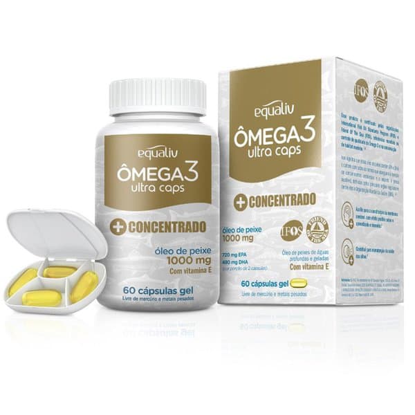 OMEGA 3 CONCENTRADO VIT E DHA 1000MG C60