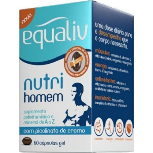 EQUALIV NUTRI HOMEM A-Z C/60 CAPS GEL