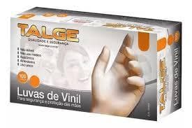 LUVA TALGE VINIL  SEM PO TAM P