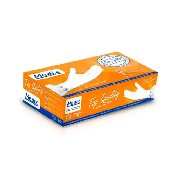 LUVA PROCED MEDIX C/AMIDO C/100 (G)