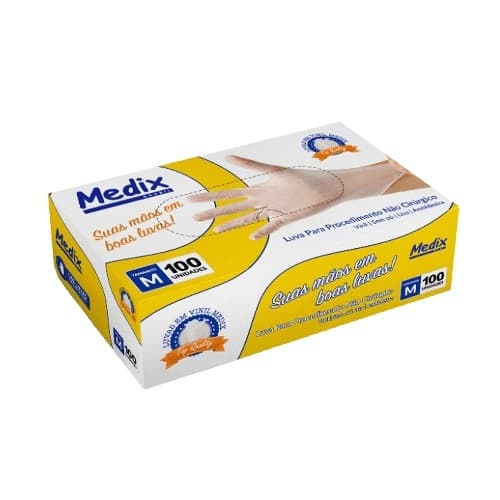 LUVA LATEX -  TMGMEDIX C\100