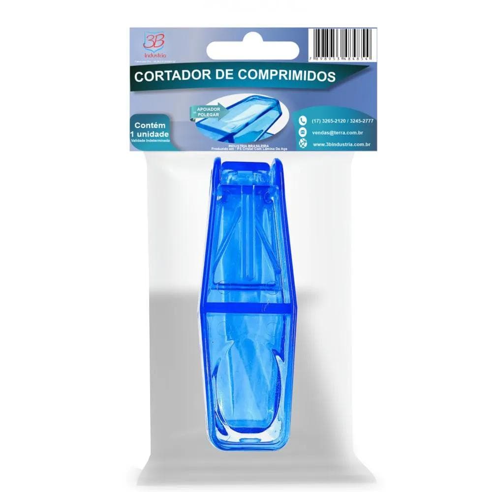 CORTADOR DE COMPRIMI AZUL