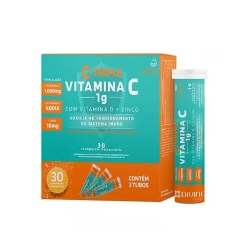 C-TRIPLE VIT C 1G C 30COMP EFERV