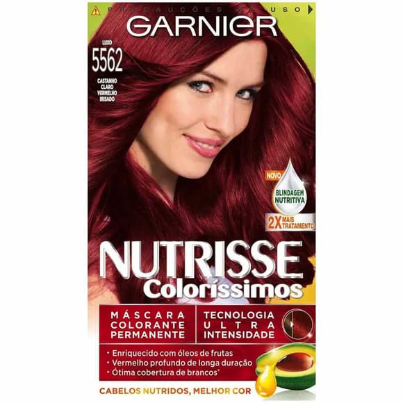 TINT NUTRISSE 5562 CAST CLARO VERM IRIS