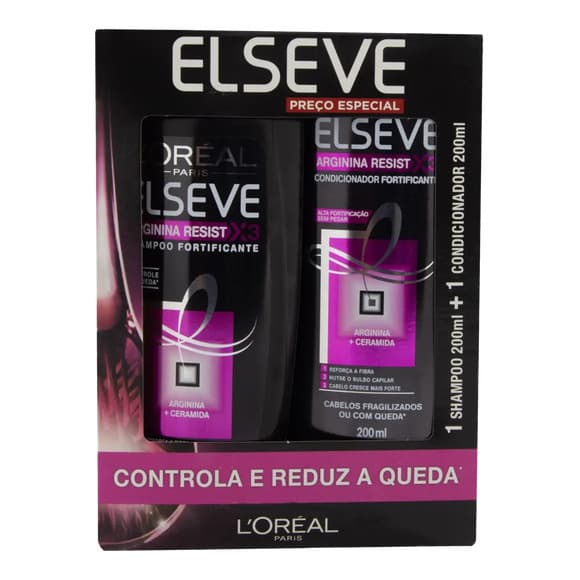 KIT SH + COND ELSEVE ARGININA RESIST X3