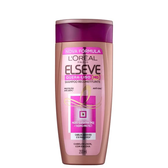 SH ELSEVE QUERA LISO (ROSA) 200ML