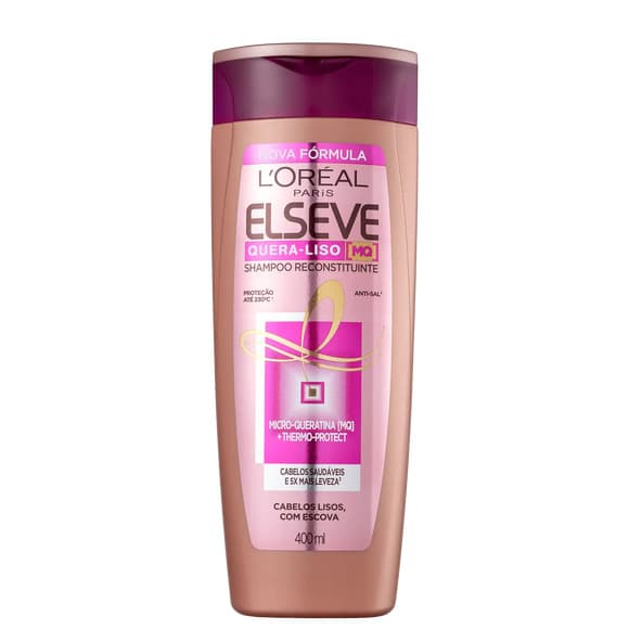 SH ELSEVE QUERA LISO (ROSA) 400ML