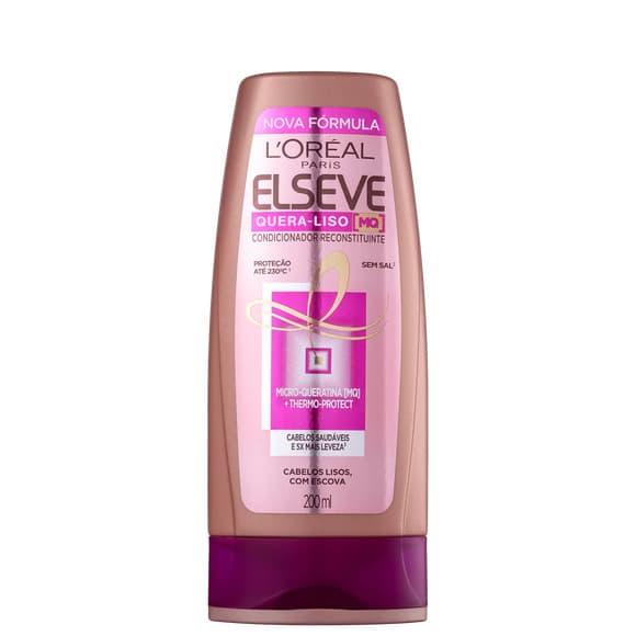 COND ELSEVE QUERA LISO (ROSA) 200ML