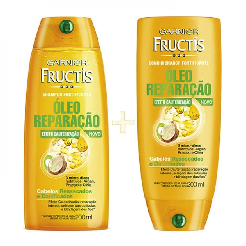 KIT SH + COND FRUCTI OLEO REPARACAO 200ML