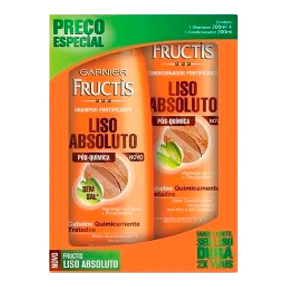 KIT SH + COND FRUCTI LISO QUIMICA 200ML