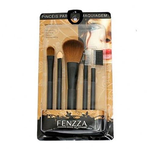 KIT PINCEL MAQUIAGEM FENZZA C/14 PECAS
