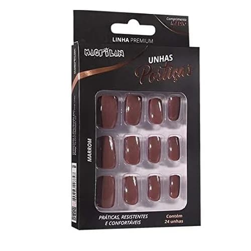 UNHAS POSTICAS ROSA  C/24 MACRILAN