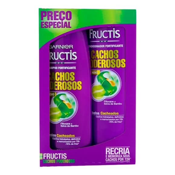 KIT SH + COND FRUCTI CACHOS PODERO 400ML