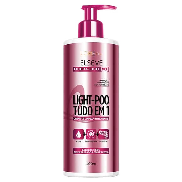 CR ELSEVE LIGHT POO QUERA LISO 400ML