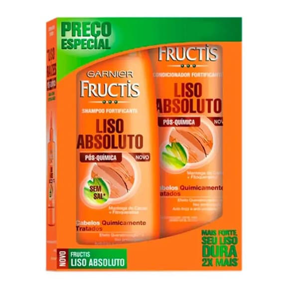 KIT FRUCTIS SH+COND LISO ABSOLUTO