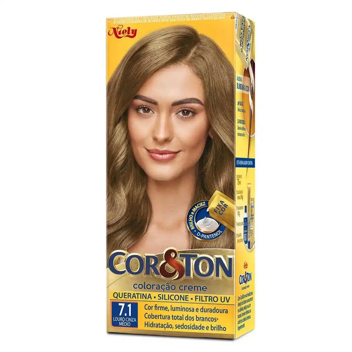 TINT COR TON 7,2 LOURO MEDIO MATTE